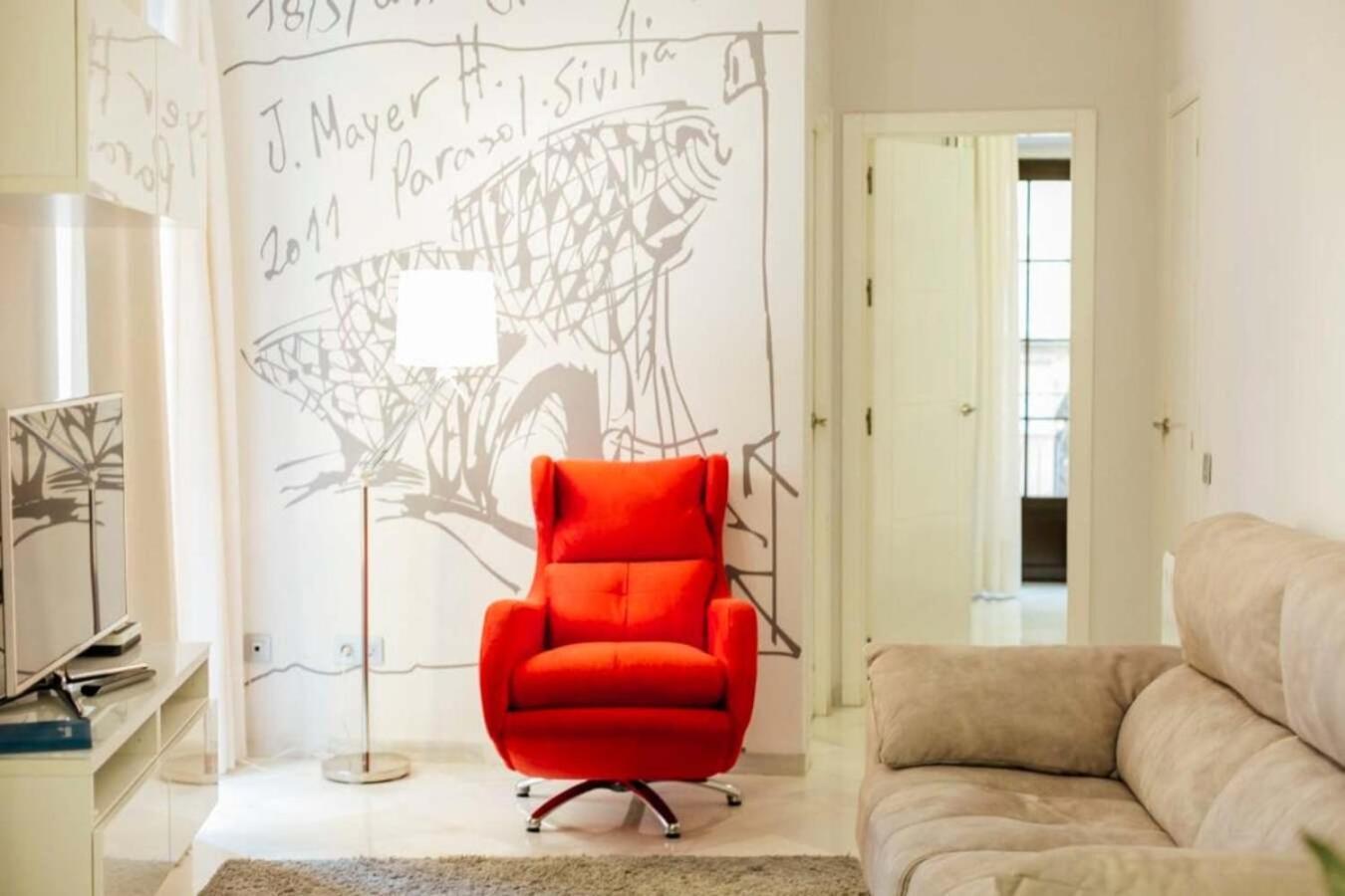 Minimalism And Modern- 2Bd 1Bth- Las Setas Siviglia Esterno foto